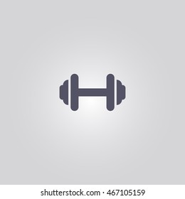Dumbbell icon. vector illustration