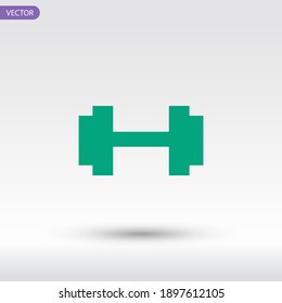 dumbbell icon. Vector illustration EPS 10.