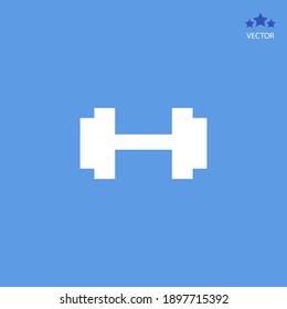 dumbbell icon. Vector illustration EPS 10.