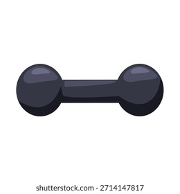 Hantel-Symbol, Hantel, Vektorgrafik einzeln auf weißem Hintergrund, Hantel-Clip-Art, Hantel-Clip-Art