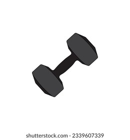 diseño de imagen vectorial de icono de dumbbell