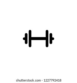 dumbbell icon. dumbbell vector illustration on white background for web and apps.