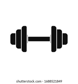 Dumbbell Icon . vector illustration on white background