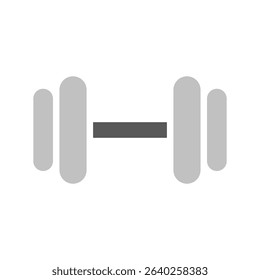 dumbbell icon, vector illustration, symbol, design logo template picture, for ui or ux isolated on white for mobile app, editable