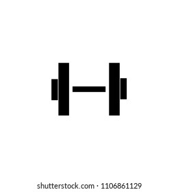 Dumbbell icon vector sign symbol