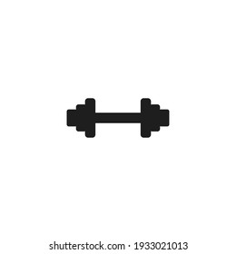 Vector de icono de timbre. Signo de gimnasio simple