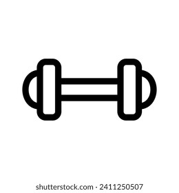 Dumbbell Icon Vector Symbol Design Illustration