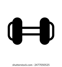 Dumbbell Icon Vector Symbol Design Illustration