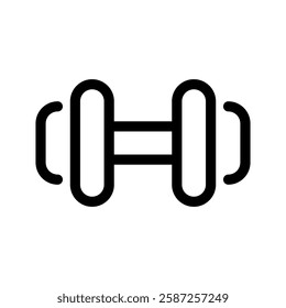 Dumbbell Icon Vector Symbol Design Illustration