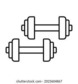 Dumbbell Icon which can easily modify or edit  