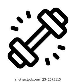 dumbbell icon for your website, mobile, presentation, and logo design.