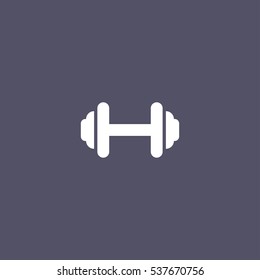 Dumbbell  icon.fitness sign