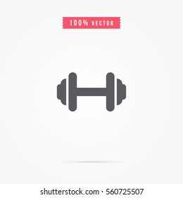 Dumbbell  icon.fitness sign