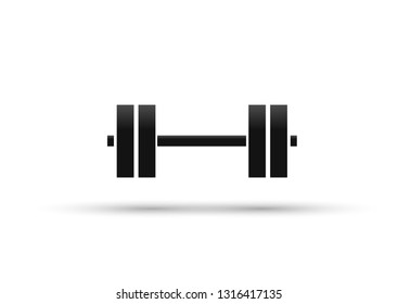 Dumbbell icons, sign design template, vector illustration