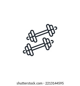 dumbbell icons  symbol vector elements for infographic web