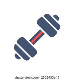 Dumbbell icons vector illustration on a white background.