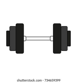 Dumbbell iron weight