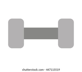 dumbbell isolated icon design, vector illustration  graphic 