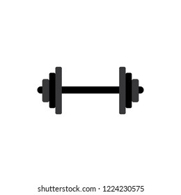 Dumbbell isolated on white background