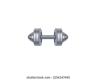 dumbbell isolated on white background