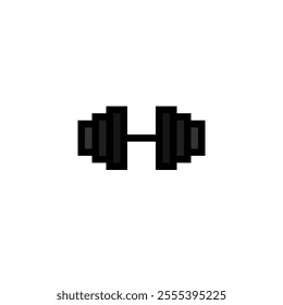 Dumbbell isolated on white background
