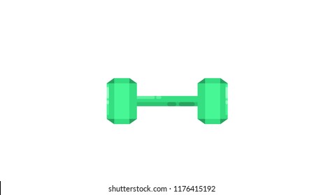 dumbbell isolated vector illustration 