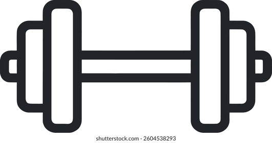 A dumbbell lies on a gym floor, highlighting the importance of strength training in a workout routine. The setting suggests a focus on fitness and health activities.