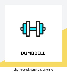 DUMBBELL LINE ICON SET