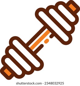 Icono mixto Dumbbell - Icono único, vector