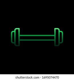 Dumbbell nolan icon. Simple thin line, outline vector of medical icons for ui and ux, website or mobile application