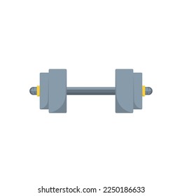 Dumbbell on isolated background, Vector illustration.