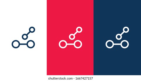 Icono de contorno de campana para web y móvil