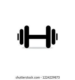 Dumbbell simple icon
