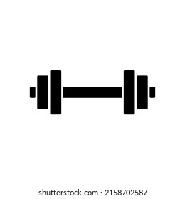 Dumbbell simple icon for apps and web sites
