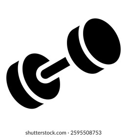 Dumbbell Simple Vector Icon Collection