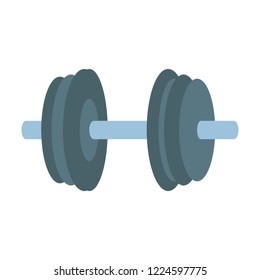 dumbbell sport fitness isolated icon