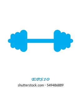 dumbbell, sport, icon, vector illustration eps10
