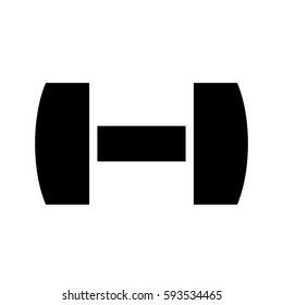 Dumbbell sport vector eps icon