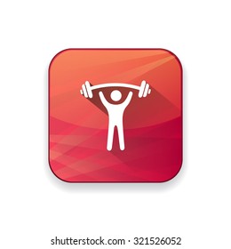 dumbbell training  icon