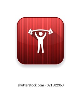dumbbell training  icon