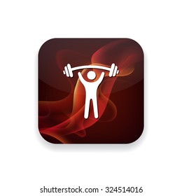 dumbbell training  icon