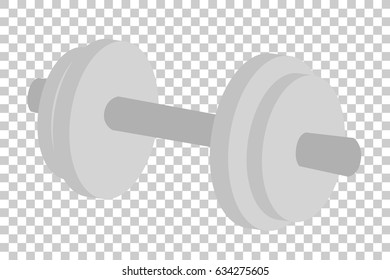 dumbbell, at Transparent Effect Background
