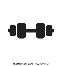 Dumbbell vector icon