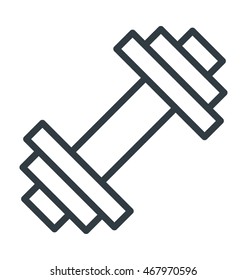 Dumbbell Vector Icon