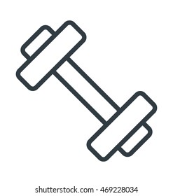 Dumbbell Vector Icon