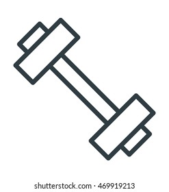 Dumbbell Vector Icon