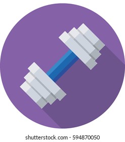 Dumbbell Vector Icon