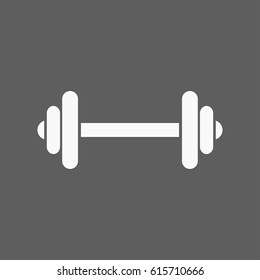 Dumbbell vector icon