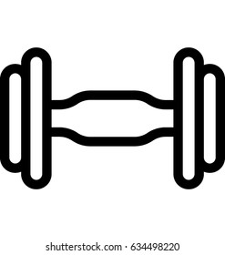 Dumbbell Vector Icon