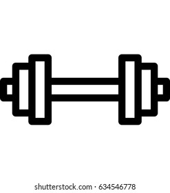 Dumbbell Vector Icon